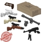 Preview: Custom Brick Forge WW2 US Waffen Weapen Set für z.B. LEGO ® Figuren